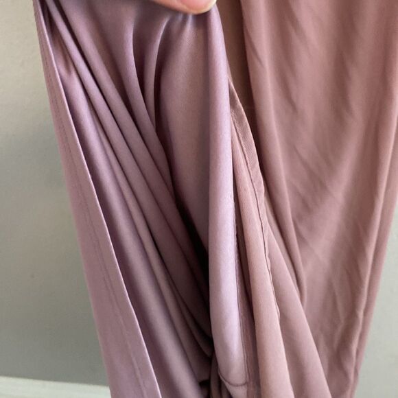 Show me your Mumu-Caitlin Ruffle Maxi Dress- soft pink- Size Medium - Picture 11 of 13